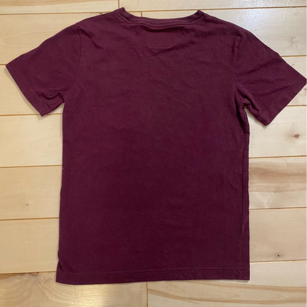 Hurley Kids’ t-shirt with Tiger graphic, Burgundy, size M - Picture 3 of 5
